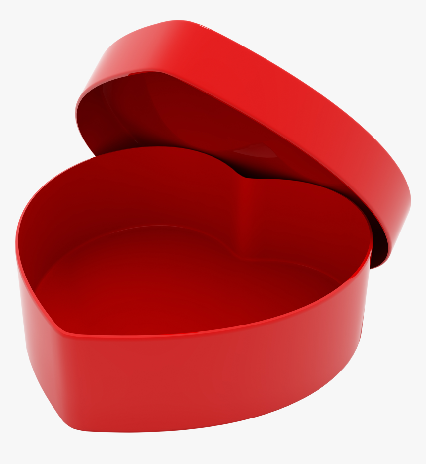 Gift Red Box Png Image - Boite A Cadeau Coeur, Transparent Png, Free Download