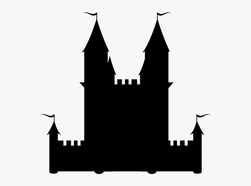 Castle Silhouette - Castle Silhouette Png, Transparent Png, Free Download
