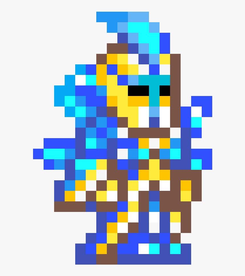 Terraria Stardust Armor Pixel Art, HD Png Download, Free Download