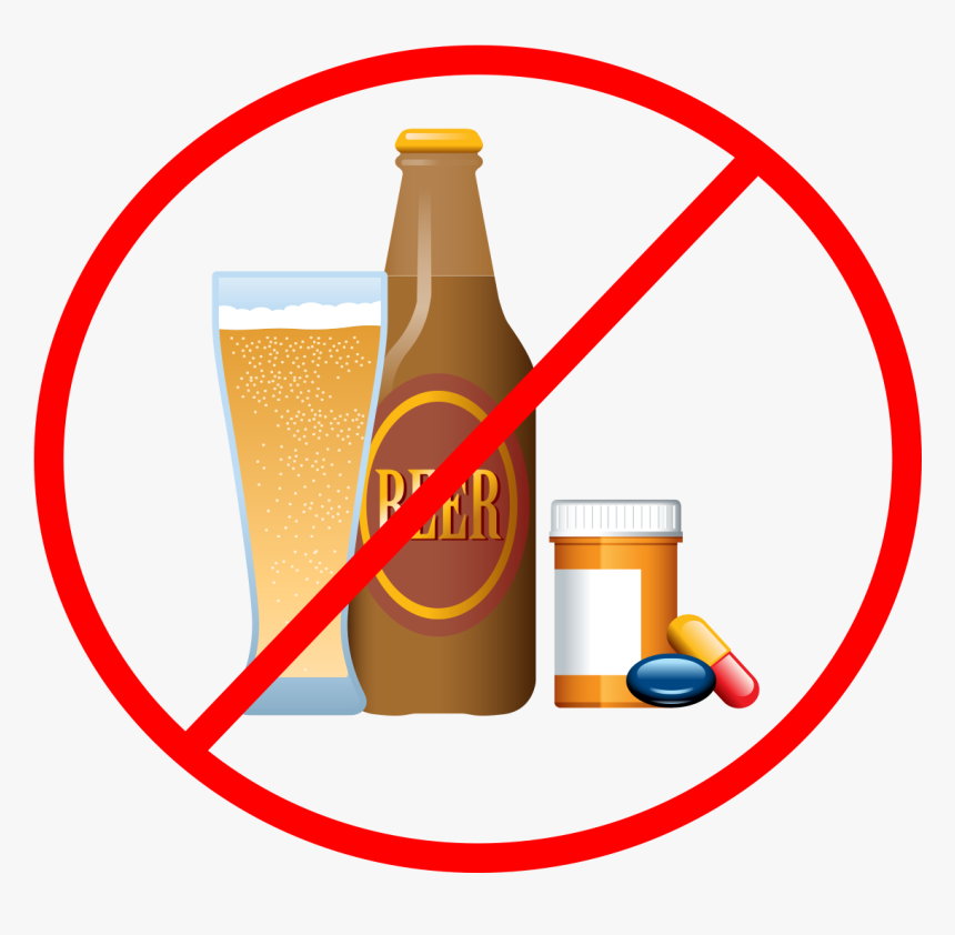 Sedatives And Alcohol Crossed Out - Say No To Corruption, HD Png Download, Free Download