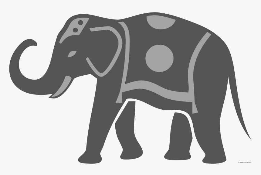 African Elephant Elephants Clip Art Silhouette Image - Indian Elephant Vector Png, Transparent Png, Free Download