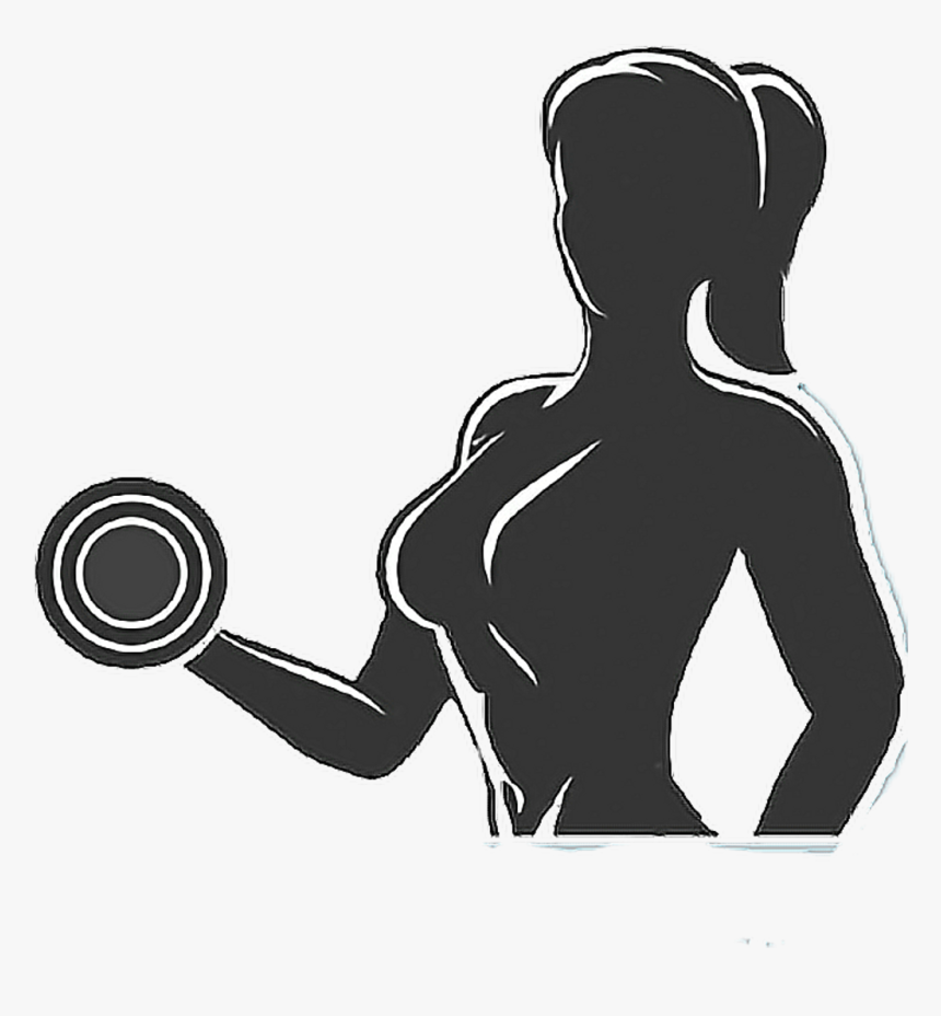 Woman Fitness Logo Png, Transparent Png, Free Download