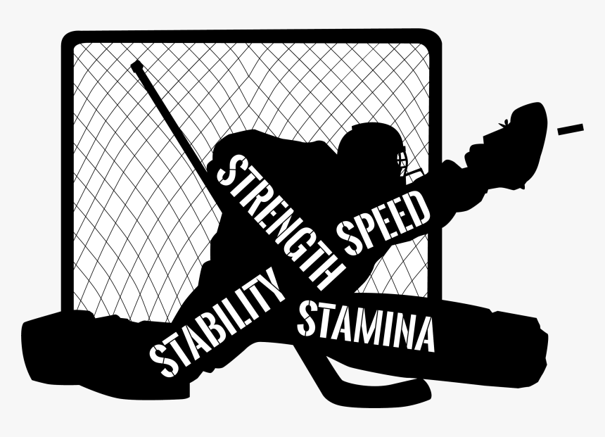 Hockey Clipart Hockey Practice - Ice Hockey Goalie Clipart, HD Png Download, Free Download