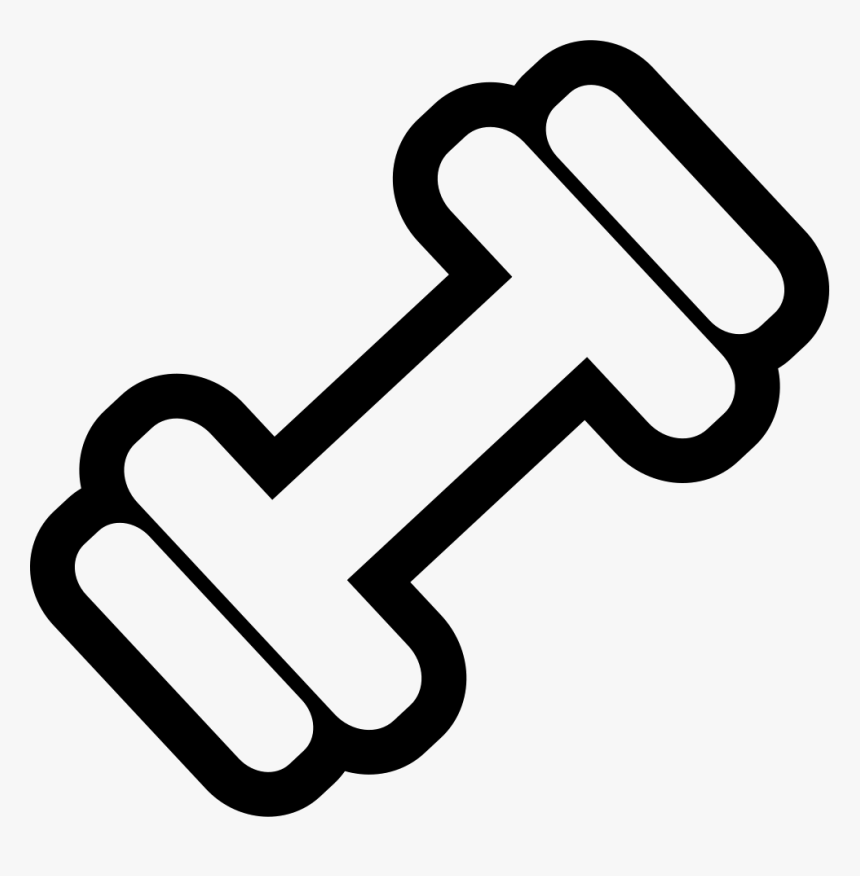 Transparent Dumbbell Png - Dumbbell Png Icon, Png Download, Free Download