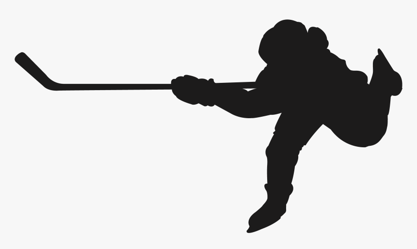 Silhouette Ice Hockey Sport Clip Art - Ice Hockey Female Hockey Player Silhouette, HD Png Download, Free Download