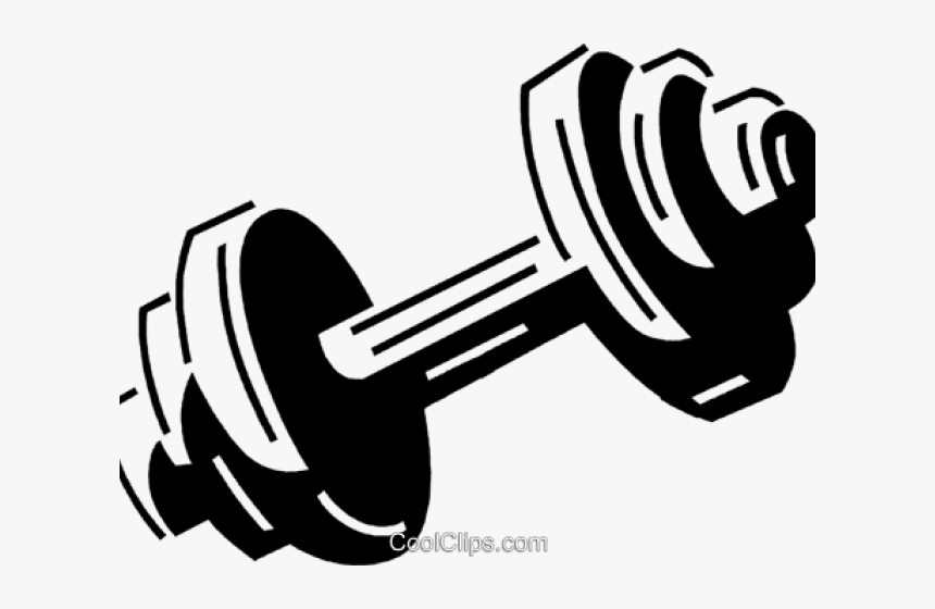 Dumbbells Clipart Drawing - Dumbbell Clipart, HD Png Download, Free Download