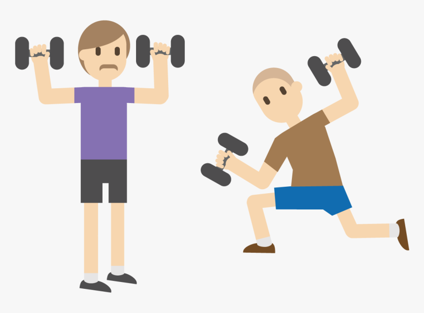 Dumbbells Vector Dumbbell Fitness - Cartoon Dumbbell, HD Png Download, Free Download