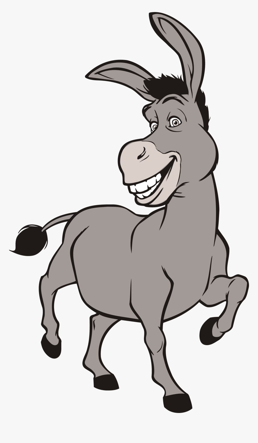 Clip Art Donkey Smiling - Cartoon Donkey From Shrek, HD Png Download, Free Download