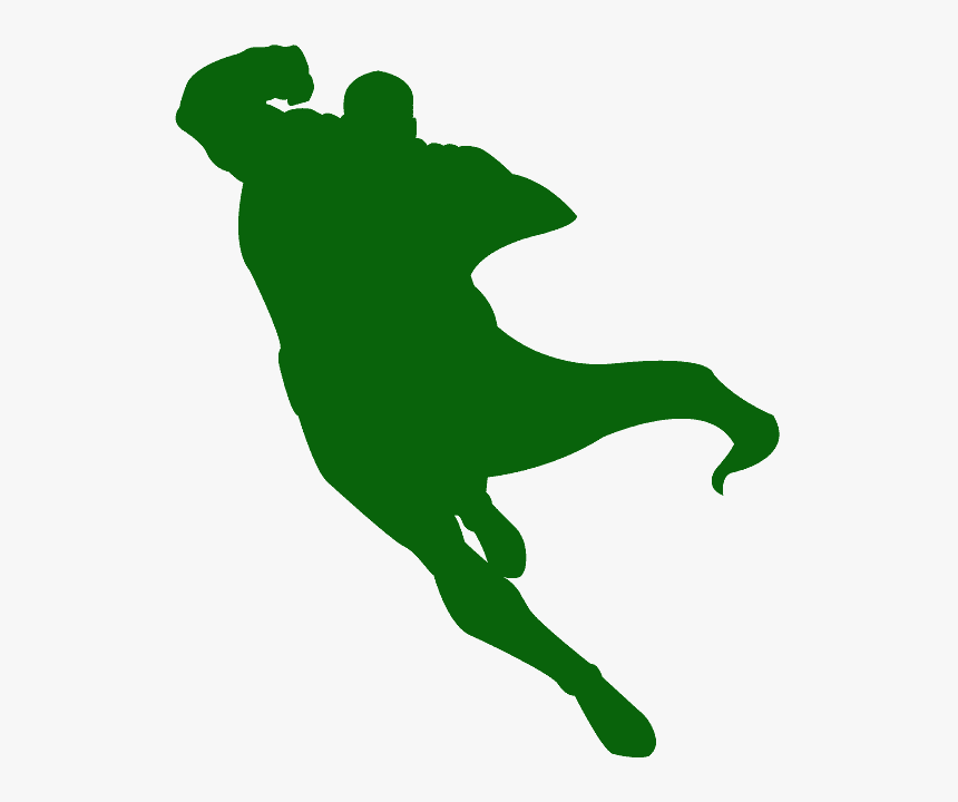 Silhueta De Super Heroi Png, Transparent Png, Free Download