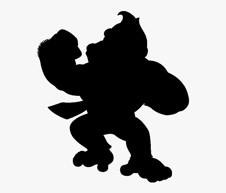 Kong At Getdrawings Com - Donkey Kong Silhouette, HD Png Download, Free Download