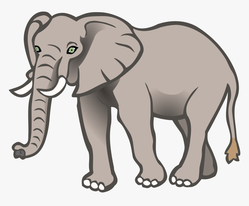 Elephant Cliparts For Free Elephants Clipart Water - Elephant Clipart Black And White, HD Png Download, Free Download