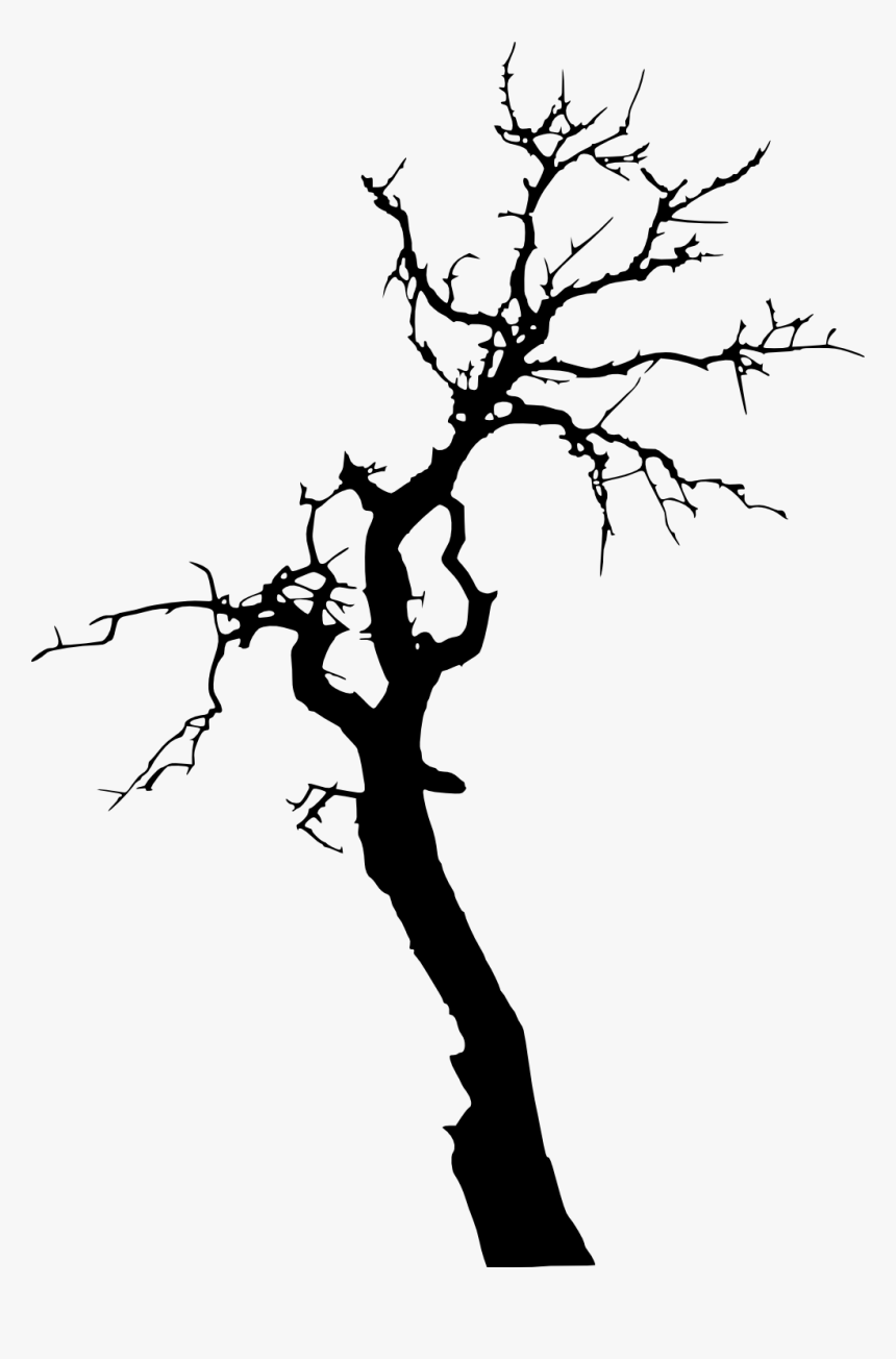 Transparent Dead Tree Png - Tree Silhouette Transparent Background, Png Download, Free Download