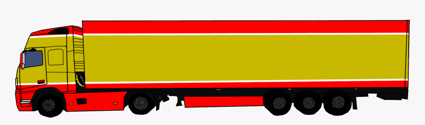 Collection Of Semi Truck Side View Clipart High - Clipart Truck Side, HD Png Download, Free Download