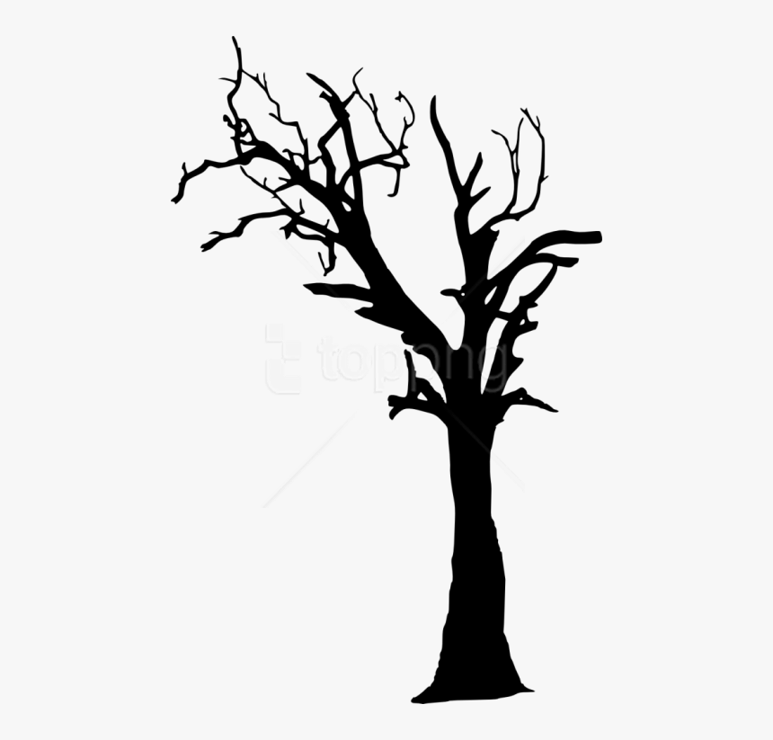 Transparent Trees Png - Dead Tree Silhouette Png, Png Download, Free Download