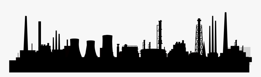 Collection Of Free Skyline Drawing Factory Download - Factory Silhouette Png, Transparent Png, Free Download