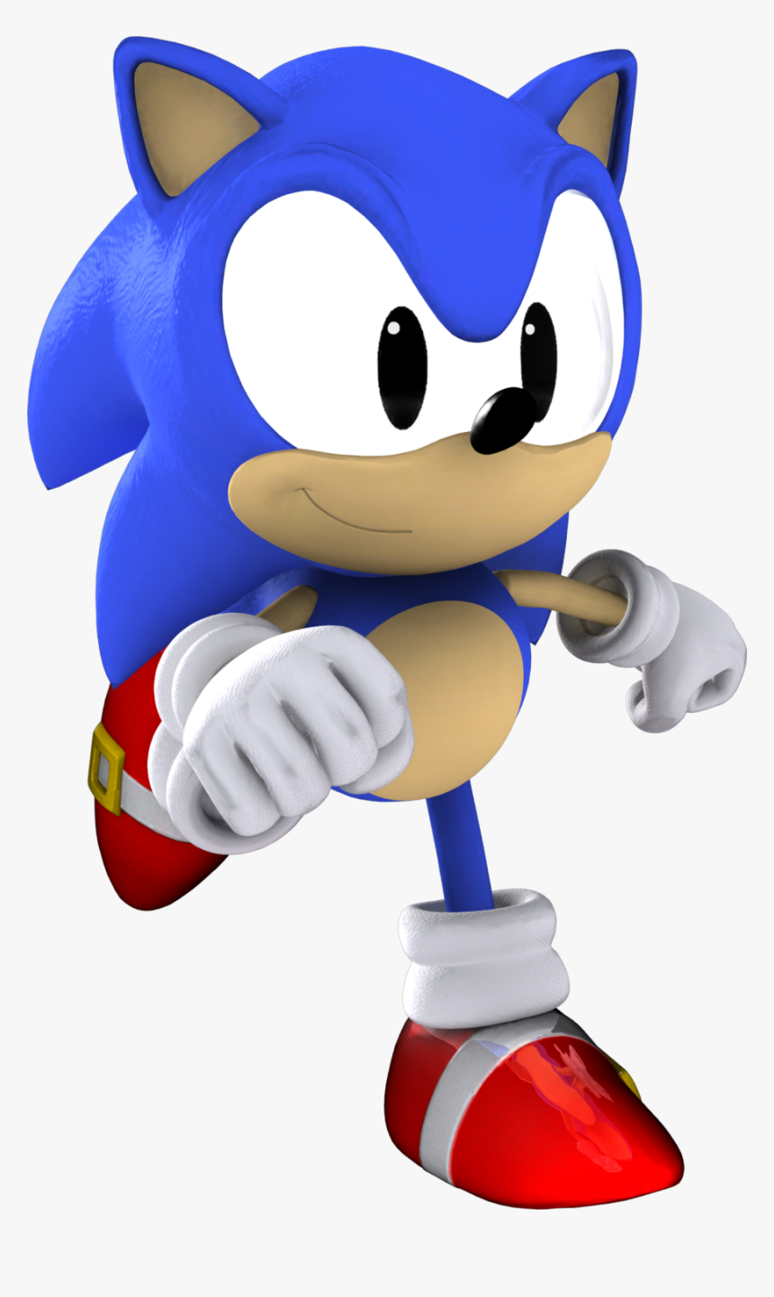 Classic Sonic The Hedgehog 3d By Itshelias94 - Classic Sonic 3d Png, Transparent Png, Free Download