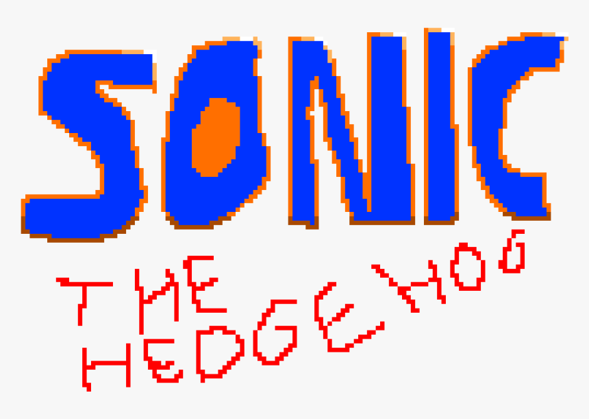 Sonic Logo Pixel, HD Png Download, Free Download