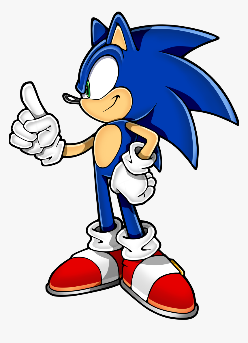 Transparent Sonic The Hedgehog Logo Png - Sonic The Hedgehog Side View, Png Download, Free Download