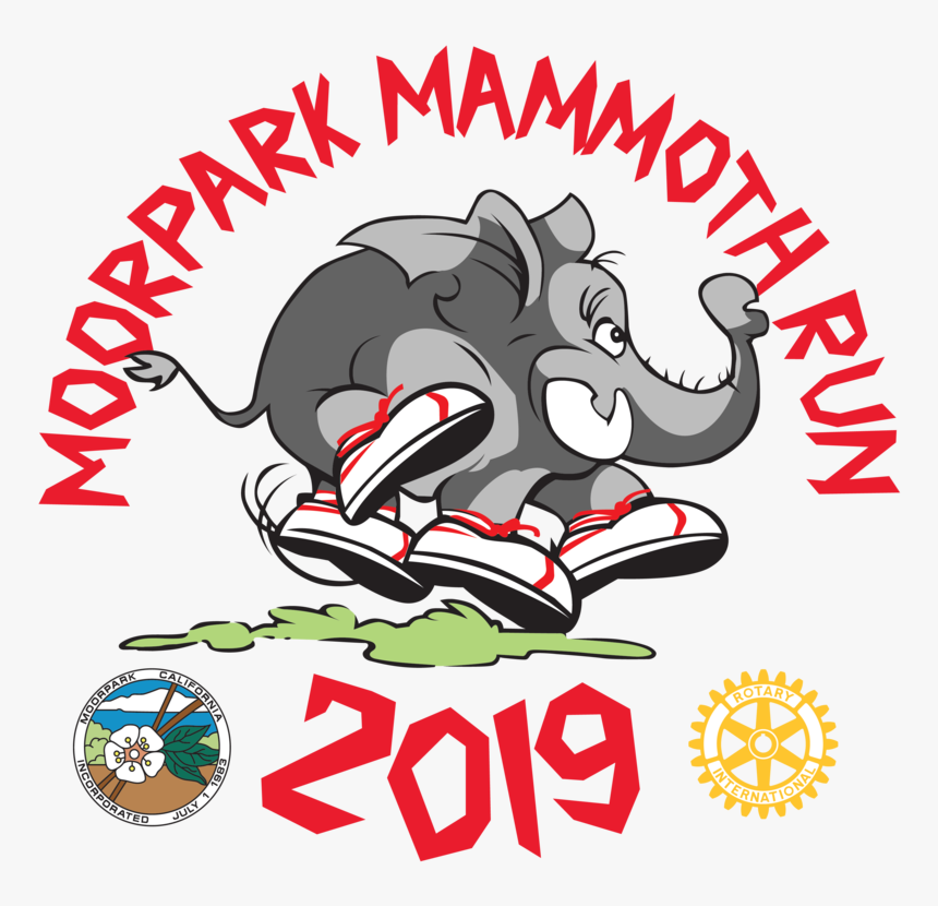 Mammothrun Full Color 2019 Clear Background - Moorpark Mammoth Run, HD Png Download, Free Download