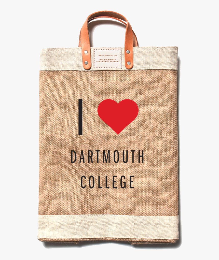 Dartmouth-heart Marketbag Natural Flat Mockup "
 Class= - San Diego Apolis Bag, HD Png Download, Free Download