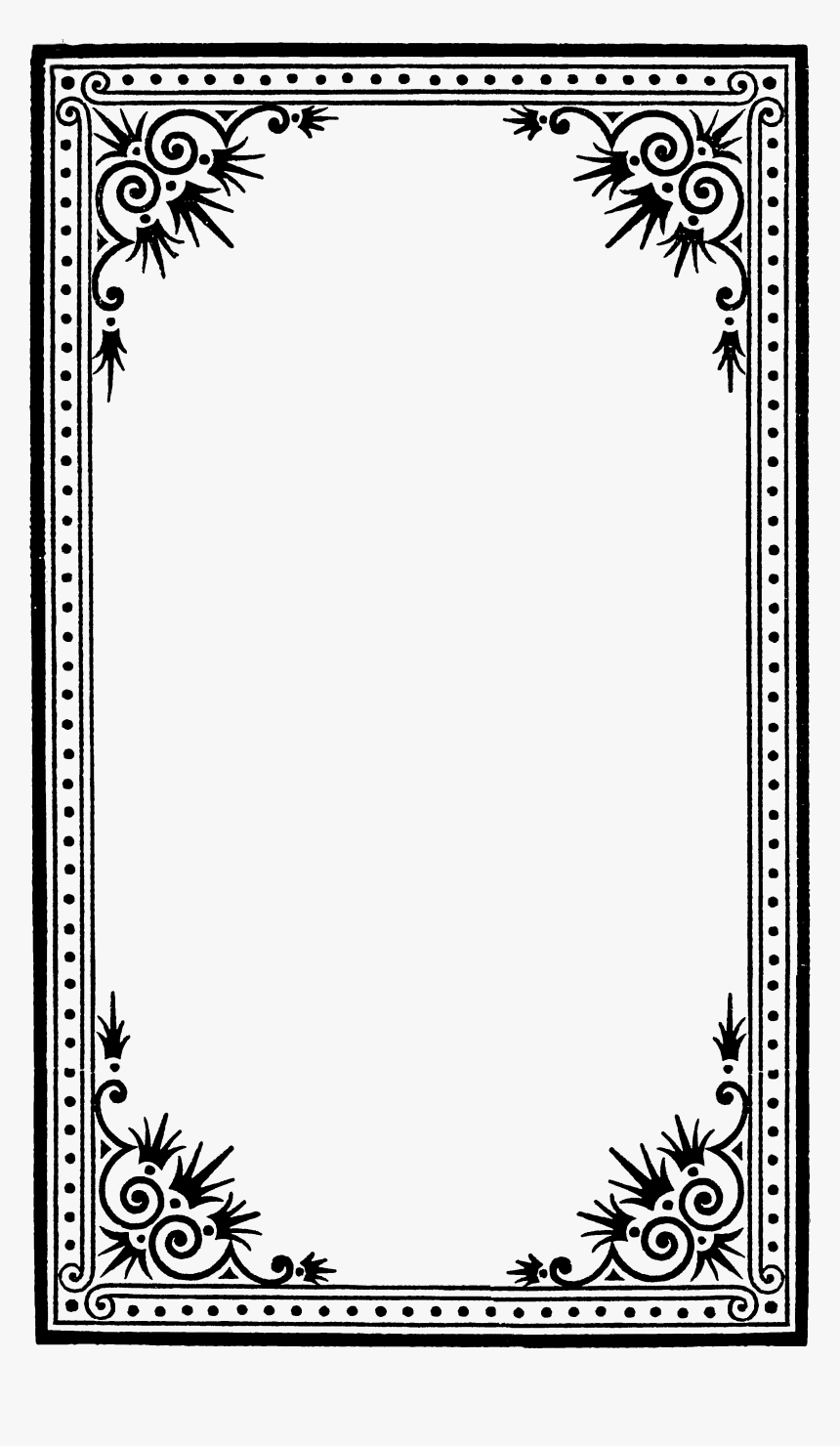 Black And White Borders Design, HD Png Download, Free Download