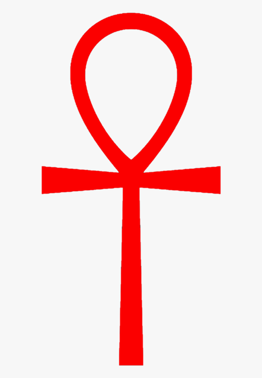 Ankh 01 (red) - Cross With Circle Around, HD Png Download, Free Download