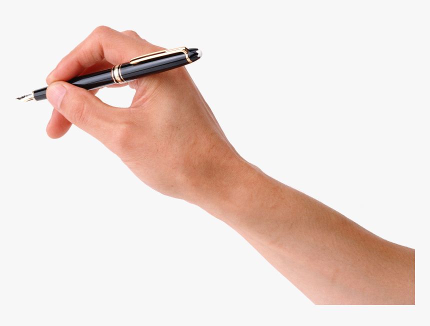 Pen In Hand Png Image - Hand With Pen .png, Transparent Png, Free Download