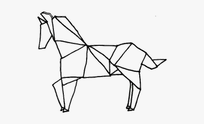 #tumblr #drawings #tumblrdrawing #horse #outline #outlinetumblr - Horse Drawings, HD Png Download, Free Download