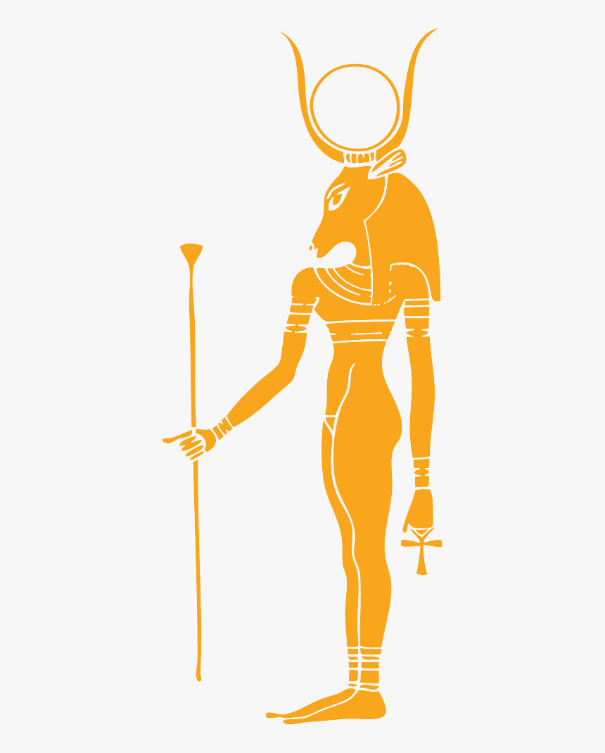 Hathor - Egyptian God Hathor, HD Png Download, Free Download