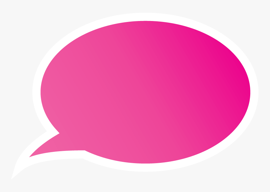 Student Elk Grove Unified - Pink Speech Bubble Transparent Background, HD Png Download, Free Download