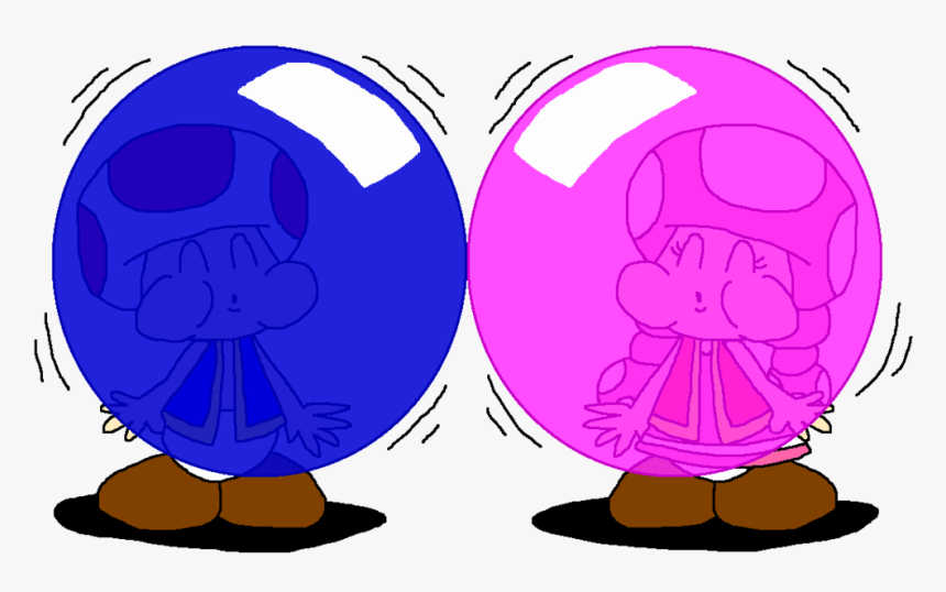 And Toadette Blows More Color Bubbles By - Toadette, HD Png Download, Free Download