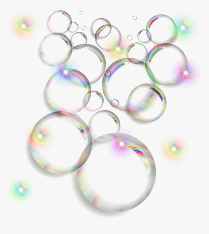 Bubbles Rainbow Colors Ftestickers Stickers Autocollant, HD Png Download, Free Download