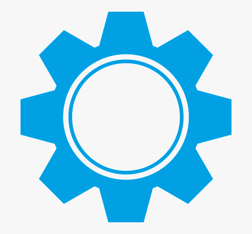 Roda, Engrenagem, Engrenagens, Relógio, Trybko - Blue Website Development Icon, HD Png Download, Free Download