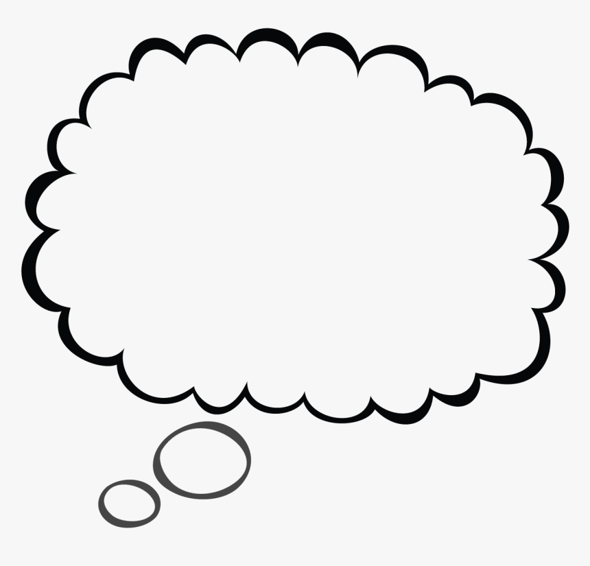 Thought Bubble Thought And Speech Bubbles Clipart - Speech Bubble Transparent Png, Png Download, Free Download