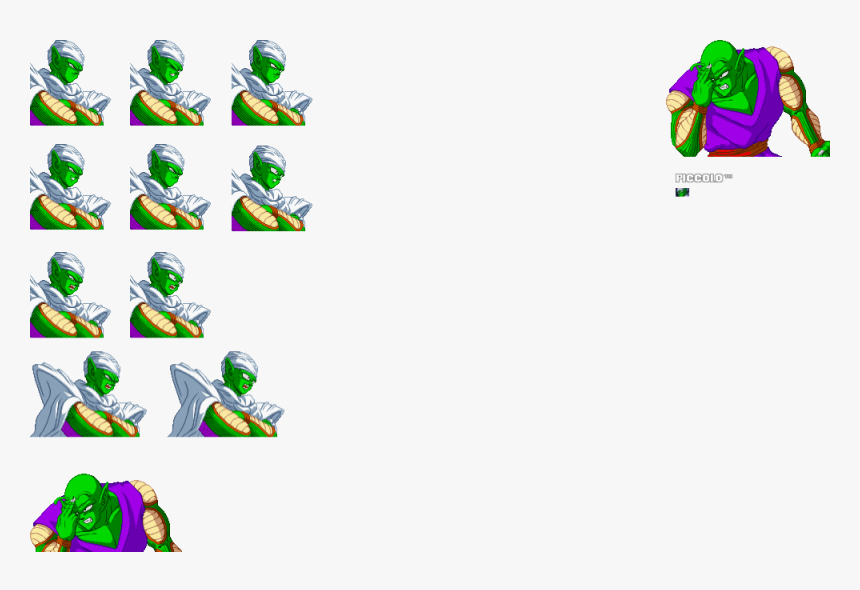 Piccolo Portraits ] - Dragon Ball Supersonic Warriors Sprites, HD Png Download, Free Download