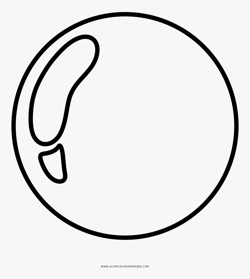 Bubble Coloring Page Burbuja Para Colorear, HD Png Download kindpng