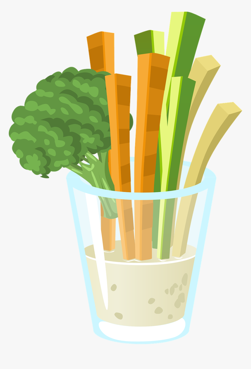 Hortalizas, Batido, Beber, Jugo, Vidrio, Orgánicos - Carrots And Celery Clipart, HD Png Download, Free Download