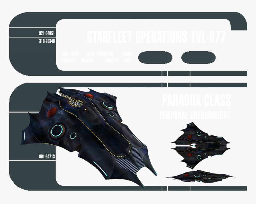 Star Trek Online Paradox Temporal Dreadnought, HD Png Download, Free Download