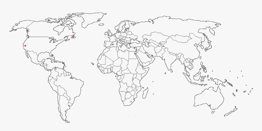 Opalite Map - World Map Blank Printable Pdf, HD Png Download, Free Download