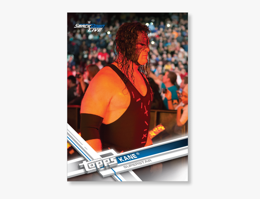 Kane 2017 Topps Wwe Base Cards Poster - Topps Wwe Kane, HD Png Download, Free Download