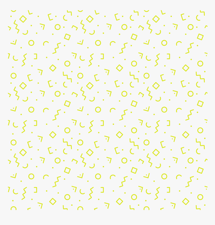 Bloom Confetti Pattern Lemon - Colorfulness, HD Png Download, Free Download