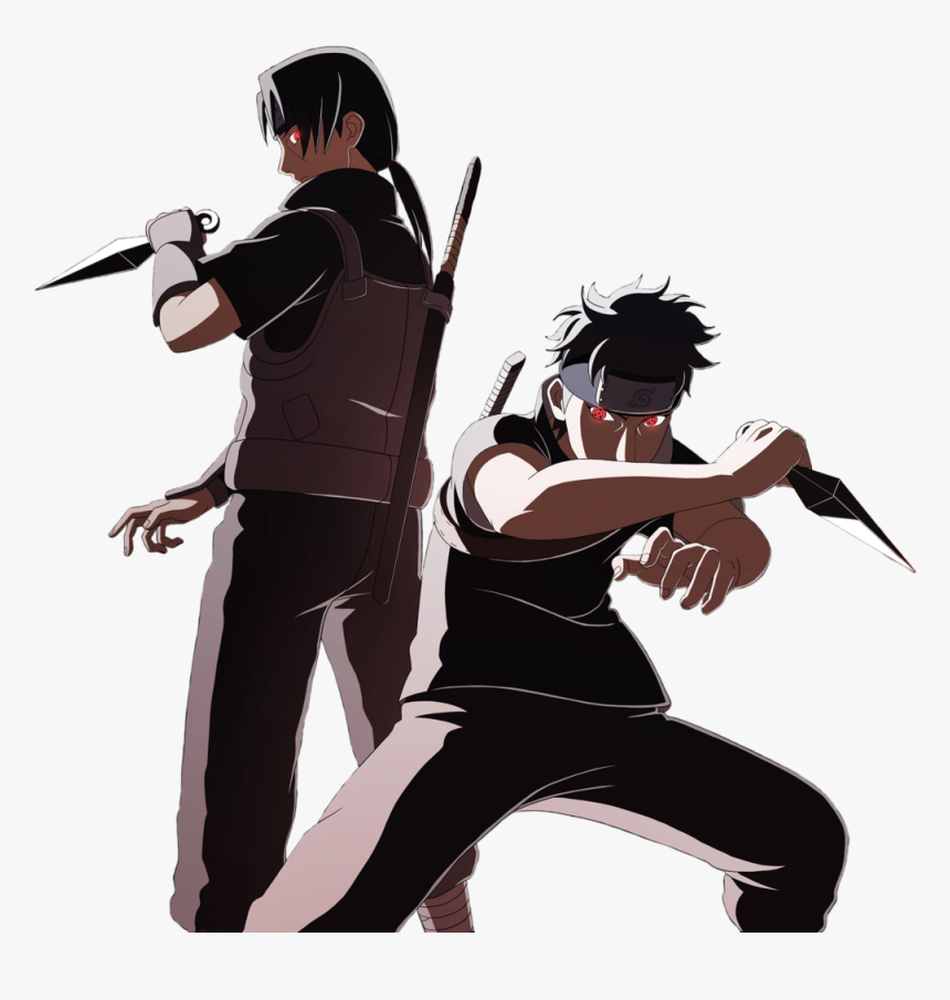 Naruto Itachi Shisui Anime Sharingan - Itachi And Shisui Png, Transparent Png, Free Download