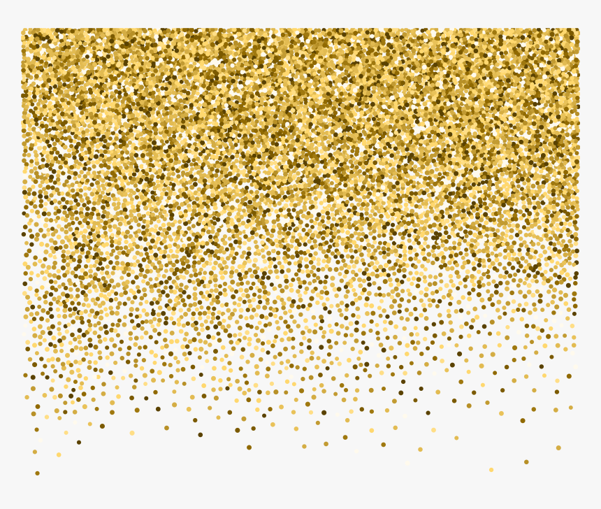 High Definition Confetti Png - Transparent Background Gold Glitter Png, Png Download, Free Download