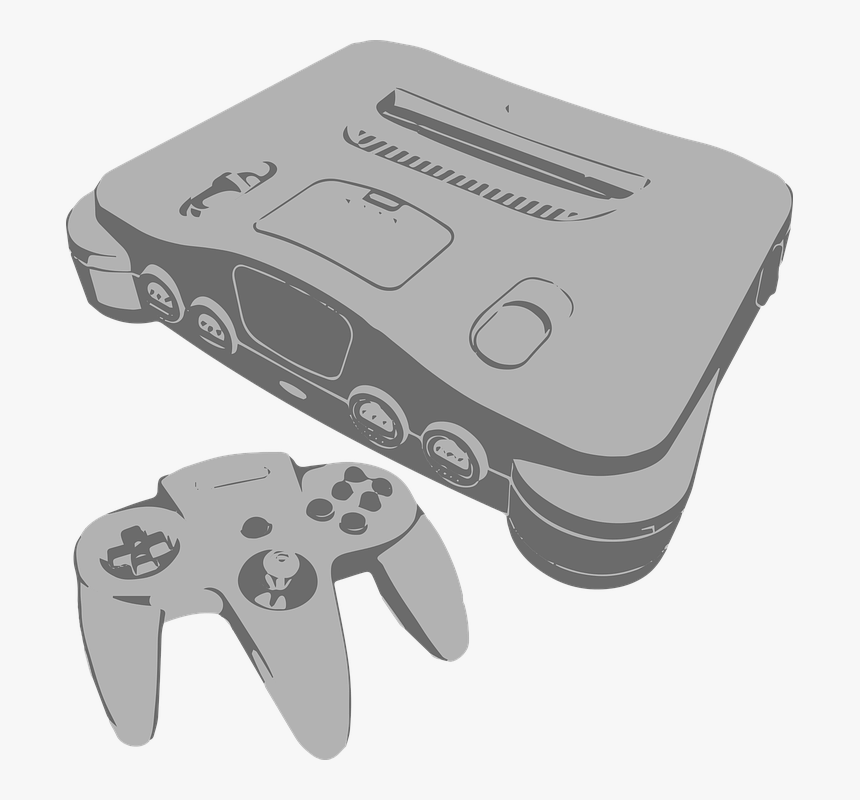 Console Png Images - Nintendo 64 Desenho, Transparent Png, Free Download