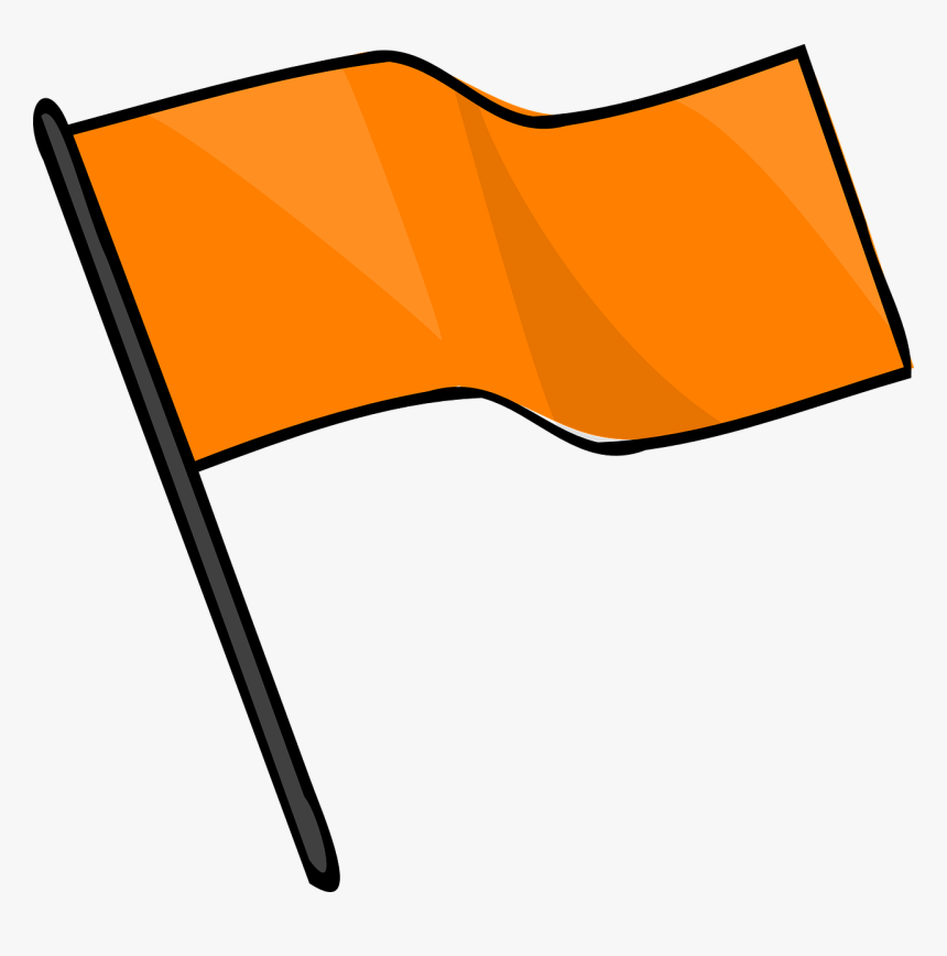 Clip Art Orange Flag, HD Png Download, Free Download