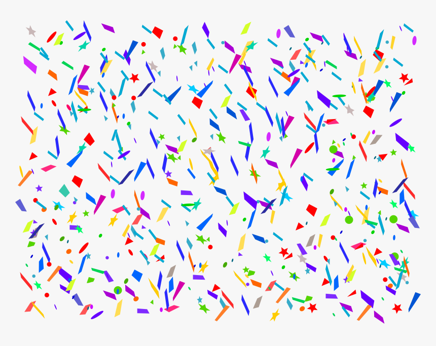 Transparent Background Overlay Confetti Png, Png Download, Free Download