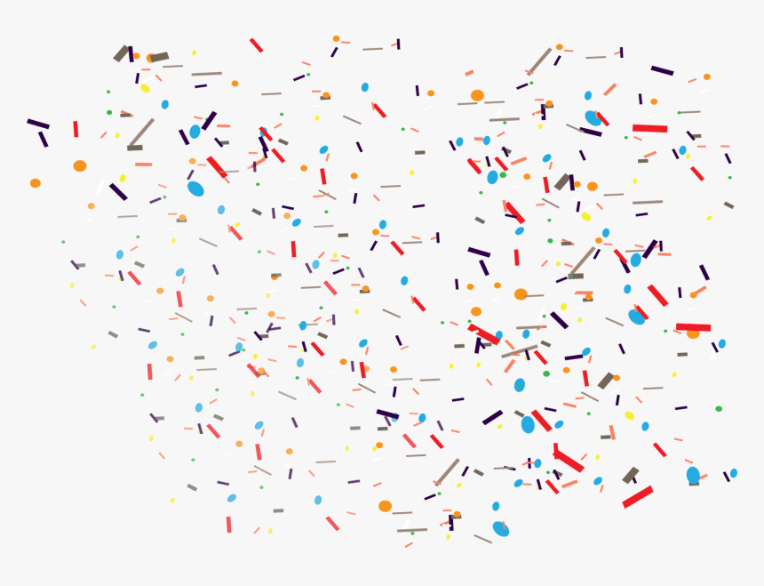 Confetti Gif Transparent Background, HD Png Download - kindpng