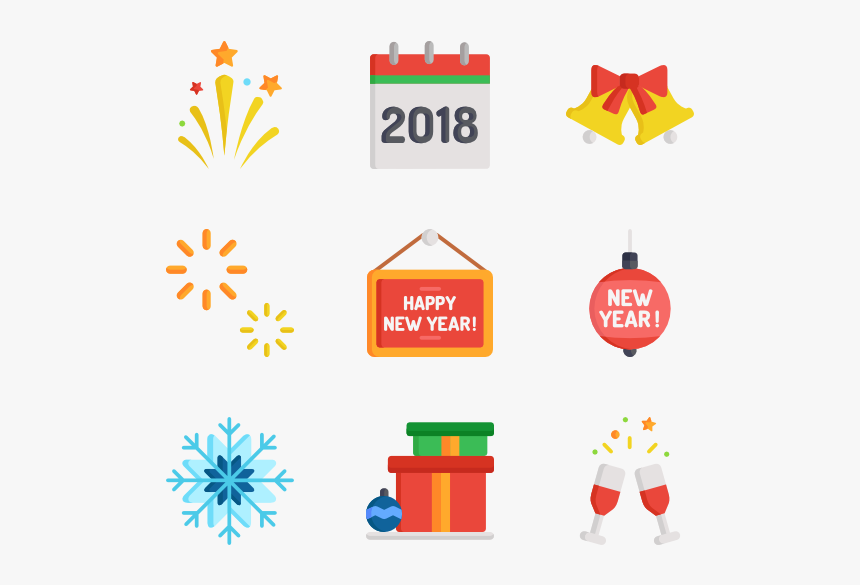 New Year - New Year Vector Icon, HD Png Download, Free Download