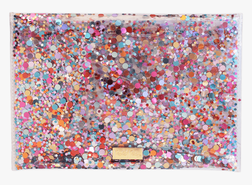 Packed Party Confetti Envelope Clutch Bag - Confetti Clutch, HD Png Download, Free Download