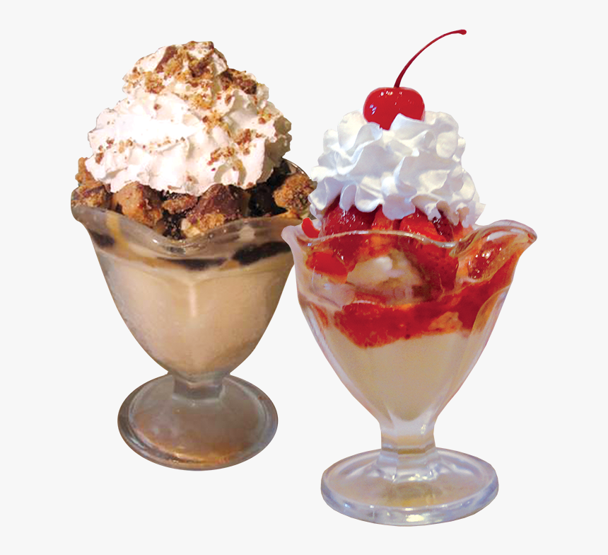 Peanut Butter Cup And Strawberry Sundaes - Knickerbocker Glory, HD Png Download, Free Download